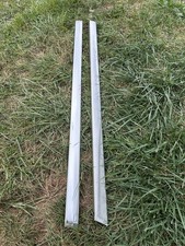 Jeep CJ factory bright rocker mouldings picture
