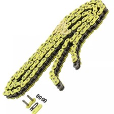 New 520x76 Links Yellow O-ring Chain For 1998-2012 11 Polaris Scrambler 500 picture