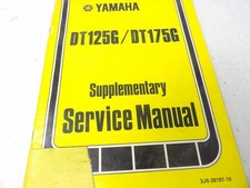 1979 Yamaha DT125G/DT175G Supplementary Service Manual picture