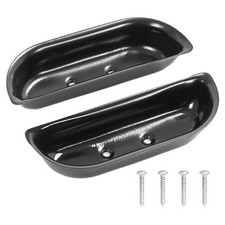 Fits 1973-1979 Ford F100 F150 F250 & 78-79 Bronco Steel Door Handle Cups Pair picture