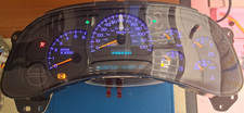 ✅ 03-06 Silverado Sierra Tahoe Yukon Speedometer Instrument Cluster Blue picture