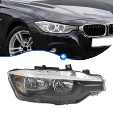For 2016-2018 BMW 3 Series Base Halogen Headlight Headlamp(s) & Bulbs LH/RH Opt. picture