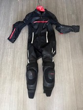 Sedici Corsa One-Piece 1 Piece Leather Race Suit Size 52 Lightly Used picture