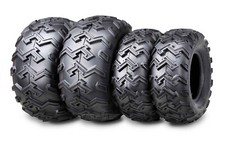 Full Set WANDA ATV tires 22x8-10 Front & 25x12-9 Rear for 87-95 Yamaha YFM350ER picture