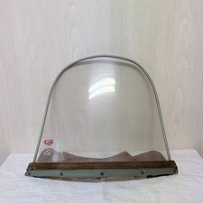 Vintage Fuji Rabbit Scooter Genuine Windshield Screen w/ Apron - Junk /For Parts picture