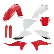Acerbis Full Kit Plastics Red/White Gas Gas MC 450 350 250 2021-2023 picture