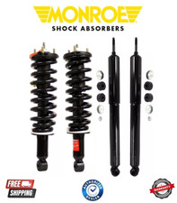 Complete Monroe Front Strut Coil Springs & Rear Shock For 01-07 Toyota Sequoia picture