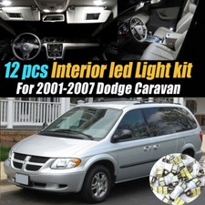 12pc Super White Car Interior LED Light Bulb Kit for 2001-2007 Dodge Caravan picture