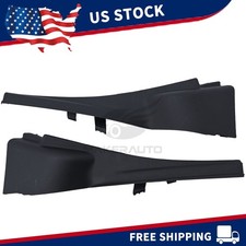 For 2015-2024 Nissan Murano Windshield Wiper Cowl Extension Trim Pair Black picture