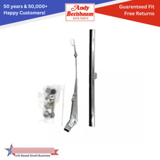 For 1939-1941 Plymouth Front Windshield Wiper Arm Blade & Adaptor Set picture