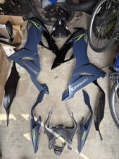 2019-2023 Kawasaki Ninja ZX6R 636 19-23 OEM Fairing Kit Metallic Twilight Blue picture