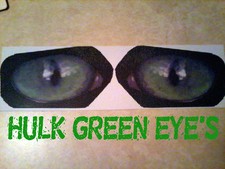 Polaris  RZR 800 900  HULK GREEN Eyes HeadLight Covers head light RUKINDCOVERS picture
