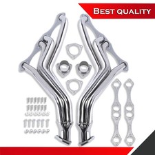 Fat Fenderwell Headers w/Gasket Suit Chevy SBC 283-400 1935-1948 Stainless Steel picture
