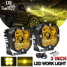 COLIGHT Designs Squadron Sport Amber LED Pair Driving/Combo Light w/Wire Harness picture