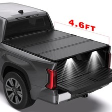 4.5ft 4.6ft Tri-Fold Hard Tonneau Cover For 2022-2026 Ford Maverick Truck Bed picture