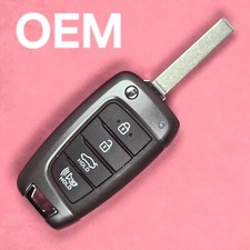 OEM 2021 Hyundai Elantra Flip Key 4B Trunk- NYOMBEC4TX2004 (95430 - AA000) picture