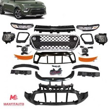Fit 2020-2023 Kia Soul Front Bumper&Grille&Signal DRL Lamps&Head Lamps Kit 19PCS picture