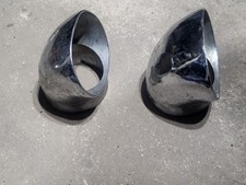 Old Chrome HOT ROD STROMBERG AIR CLEANERS Scoops HOTROD RATROD FLATHEAD SCTA  picture