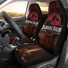 Jurassic Park 1993 Car Seat Covers Front Seats (set of 2) R149263 picture