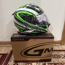 GMAX FF-98 Full-Face Reliance Helmet ( Gloss Blue/Navy Blue) Size Medium picture
