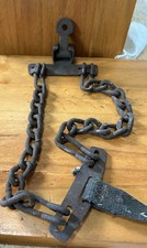 VINTAGE ANTIQUE AUTOMOBILE tire CAR TIRE SNOW CHAIN snowtire chains picture
