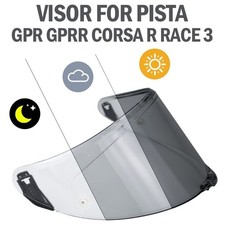Photochromic Clear visor Fit for AGV PISTA GPR PISTA GPRR CORSA R Helmet Visor picture