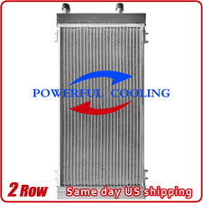 2rows Universal Aluminum Radiator Liquid Heat Exchanger Air Water Intercooler picture