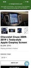 2009-2019 Chevy Cruze 10.4” Tesla Style Radios picture