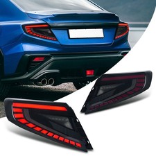 Pair Animation Taillights For Subaru WRX 2022-2025,LED Sequential Lamp,Plug&Play picture
