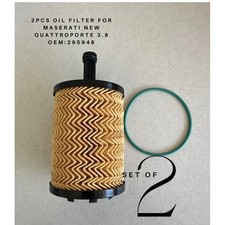 2 pcs Oil Filter for Maserati New Quattroporte 3.8 OEM:295948 picture