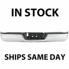 VRC Chrome 1-Piece Rear Bumper For 10-12 2500 09-18 Dodge Ram 1500 w/o Sensor picture