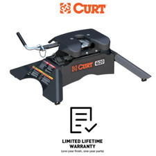 CURT Q20 5th Wheel Hitch For Fixed Above Bed Rails 20K GTW Double Jaw 16130 picture