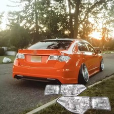 4pc Crystal Clear Lens Brake Tail Light Turn Signal Cover For TSX CU2/CW2 09-14 picture