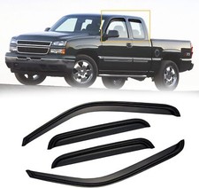 Window Visors Rain Sun Guard For 99-06 Chevy Silverado GMC Sierra Extended Cab picture