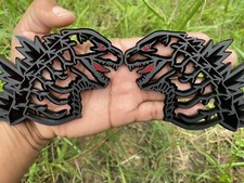 Godzilla Red Eye Badge Emblem’s Custom New Matte Black picture