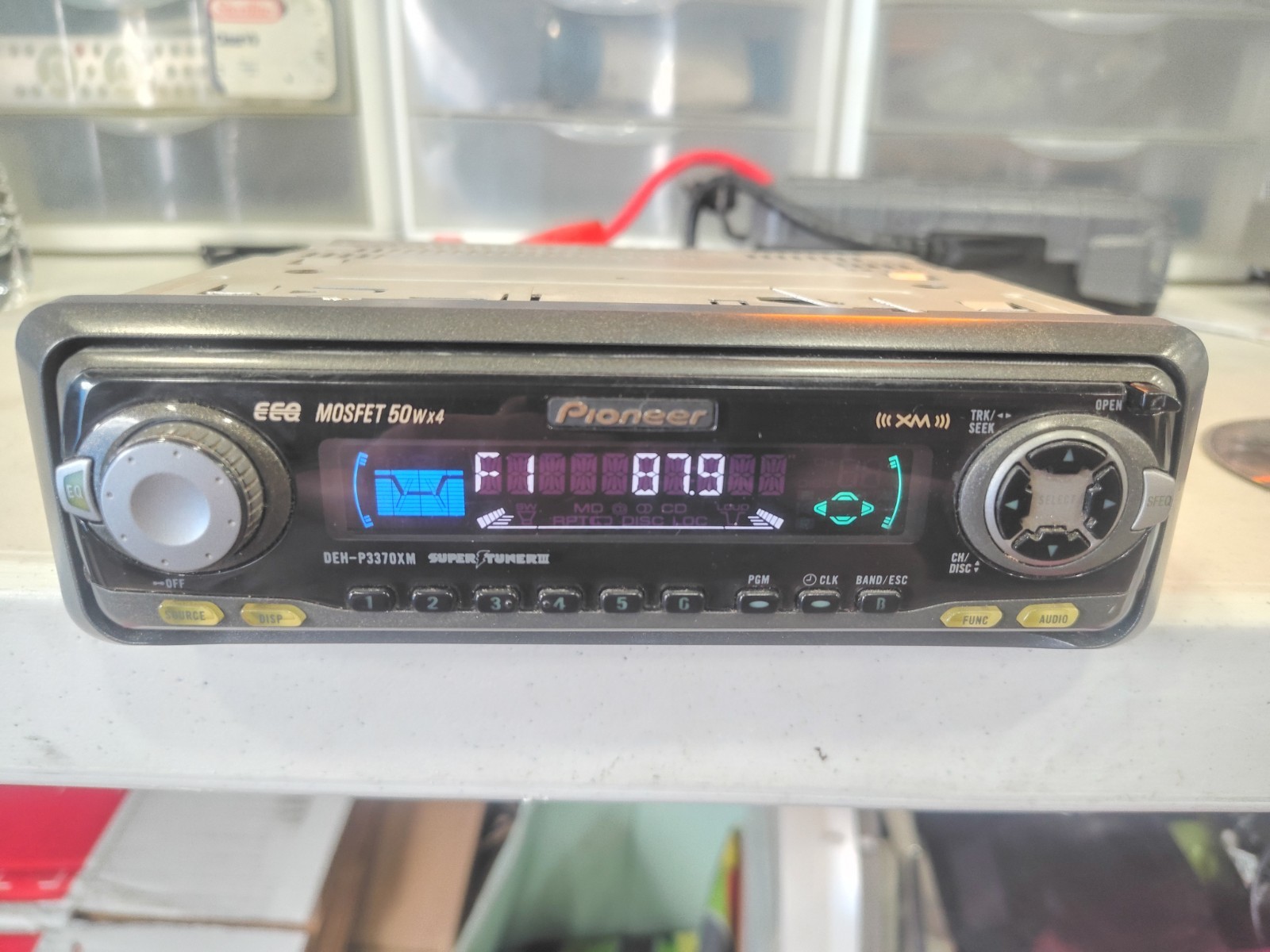 Pioneer DEH-P3370XM MULTI-CD CONTROL HIGH POWER CD PLAYER WITH XM/FM/AM Tuner Pioneer DEH-P3370XM MULTI-CD CONTROL HIGH POWER CD PLAYER WITH XM/FM/AM Tuner