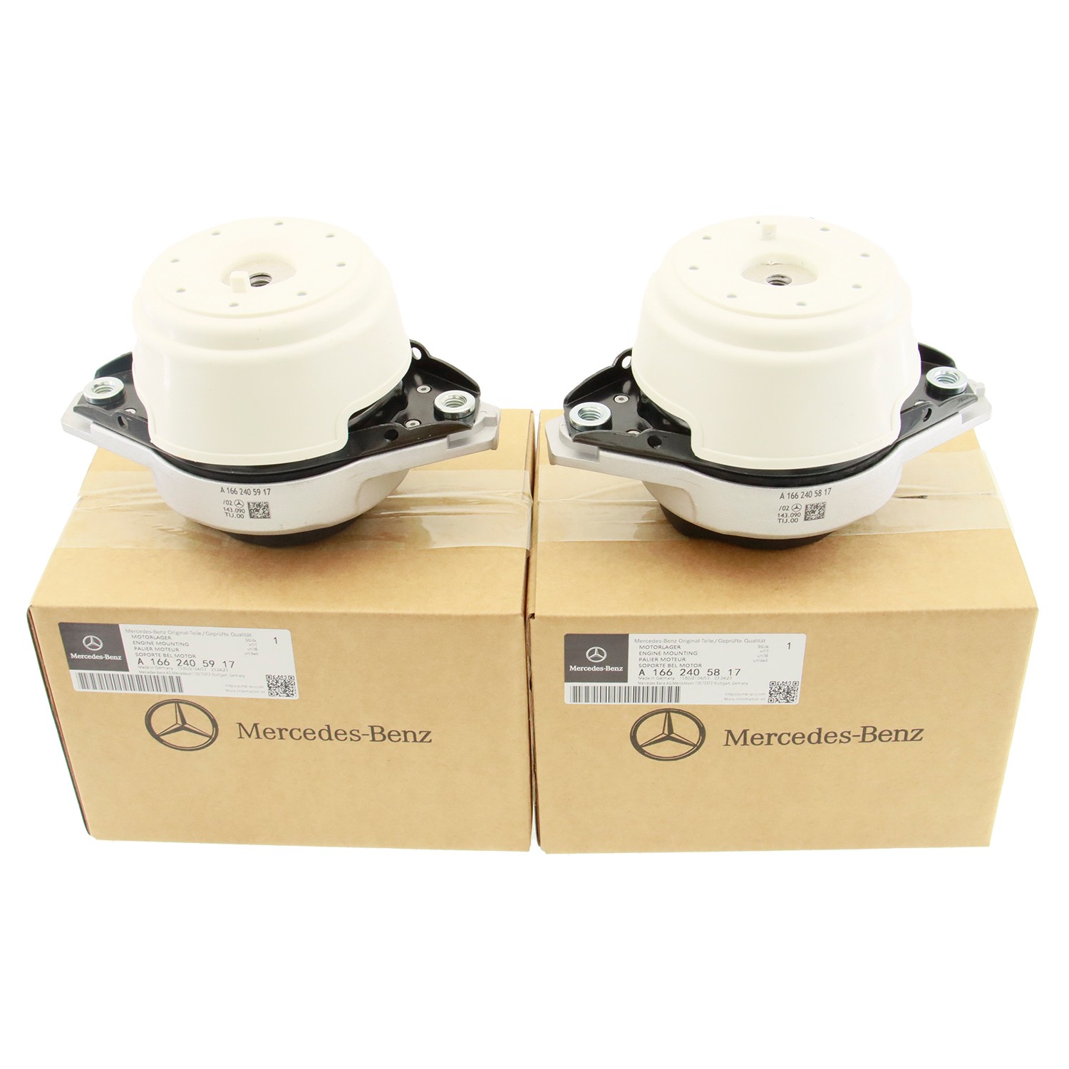 LH&RH Engine Mount Set 2PCS 12-18 for Mercedes-Benz GL GLE GLS ML 3.0L 3.5L OEM