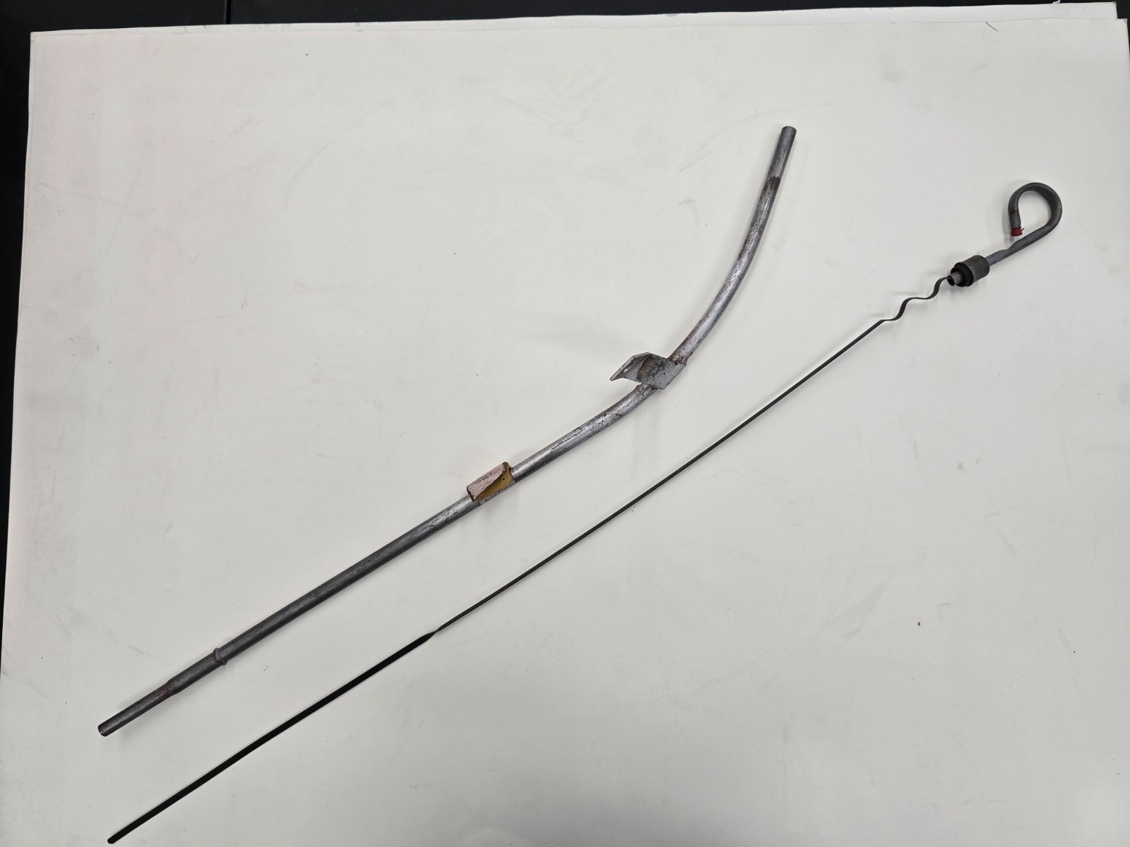 65-74 NOS GM Corvette Big Block Dipstick & Tube w/Red Tip 3981088 3981089 65-74 NOS GM Corvette Big Block Dipstick & Tube w/Red Tip 3981088 3981089