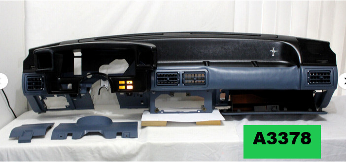 1987-1989 FORD MUSTANG DASHBOARD DASH BLUE & BLACK 1987-1989 FORD MUSTANG DASHBOARD DASH BLUE & BLACK