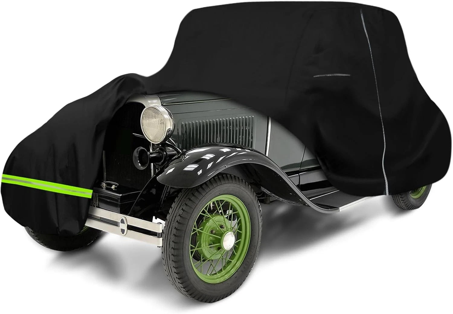 1928-1931 Ford Model A Coupe/Roadster Waterproof Car Cover with Zipper Doors