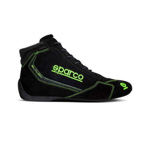 Race Racing Rally Shoes Sparco SLALOM MY2022 (FIA SFI) black green - size 40