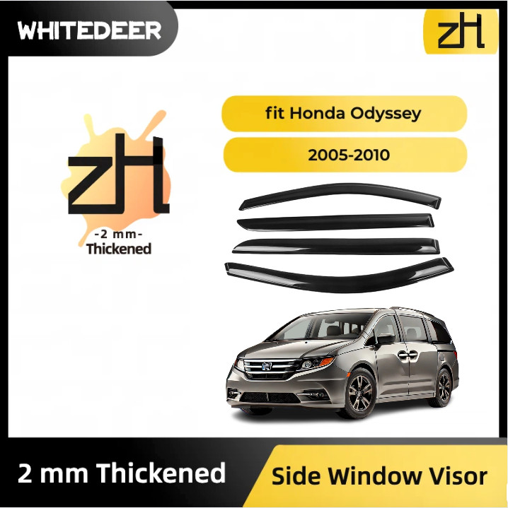 Fits for Honda Odyssey 2005-10 Side Window Visor Sun Rain Deflector Guard