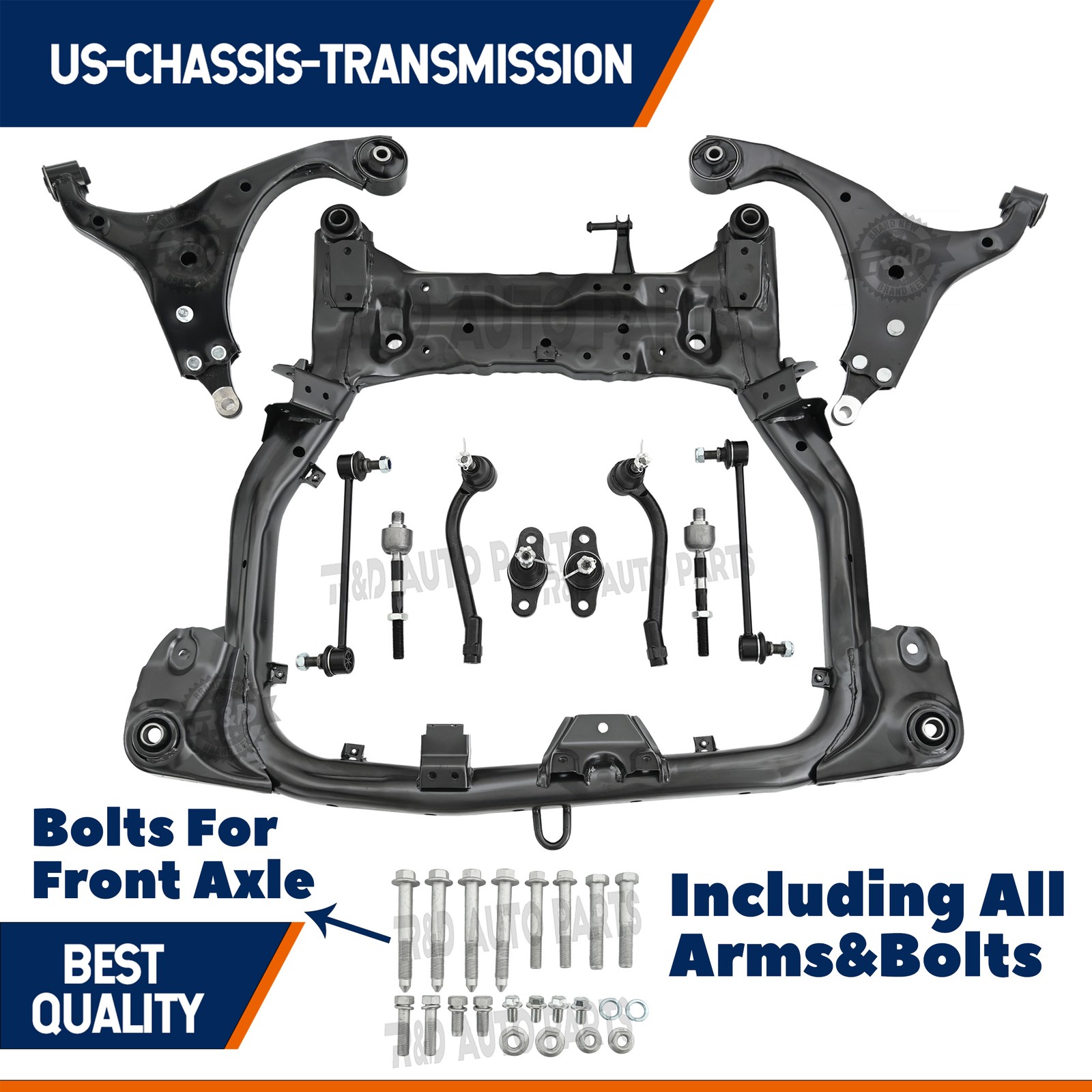 For 2007-2010 Hyundai Elantra New Front Suspension Subframe Crossmember 