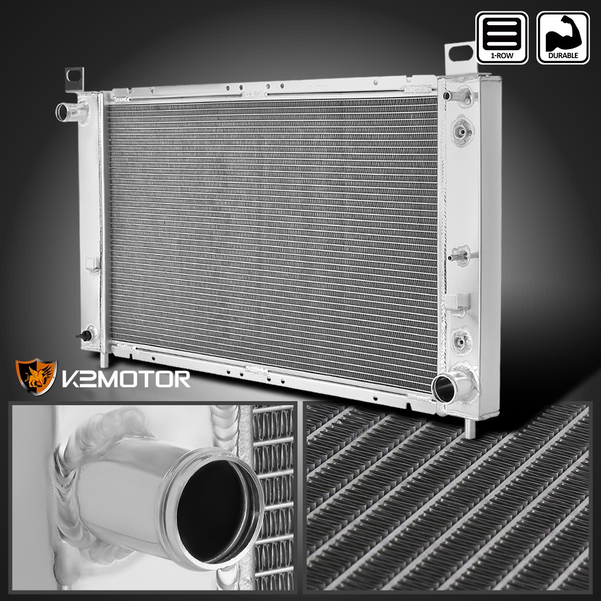 Fits 1999-2004 Chevy Silverado Sierra 1500 4.3L V6 1 Row Core Cooling Radiator Fits 1999-2004 Chevy Silverado Sierra 1500 4.3L V6 1 Row Core Cooling Radiator