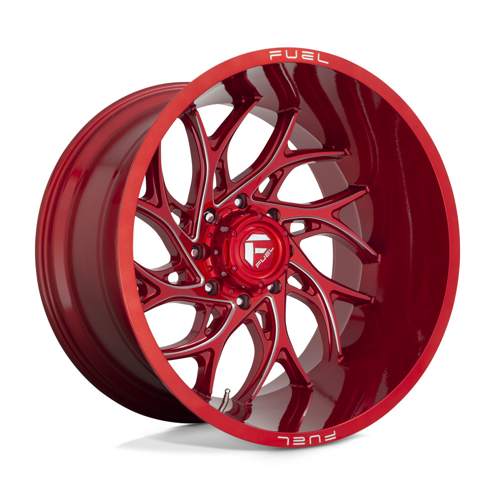 22x12 Fuel D742 RUNNER Candy Red Milled Wheel 6x135 (-44mm)