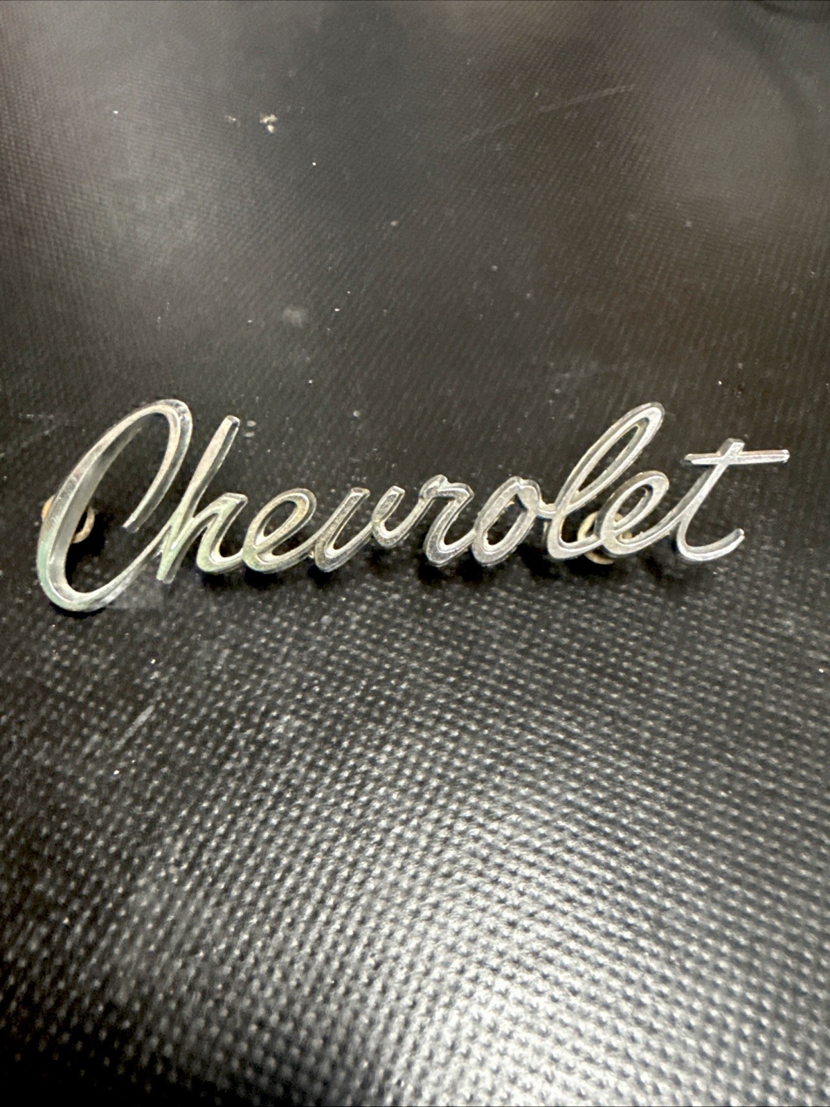 1966-68 Chevrolet Impala Biscayne Bel Air Trunk Lid Tailgate Emblem OEM GM  Ae