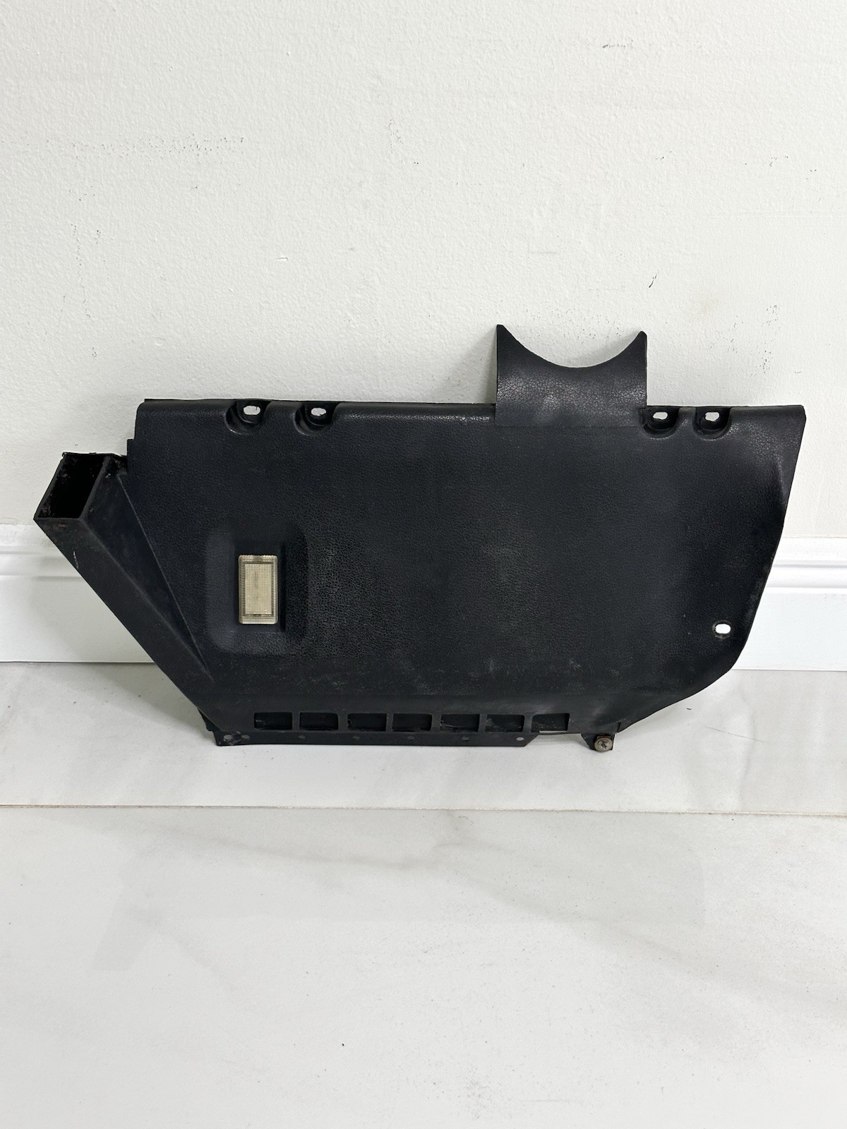 72-85 Mercedes 450SL 380SL R107 Driver Bolster Knee Panel Black Lower Dash OE 72-85 Mercedes 450SL 380SL R107 Driver Bolster Knee Panel Black Lower Dash OE