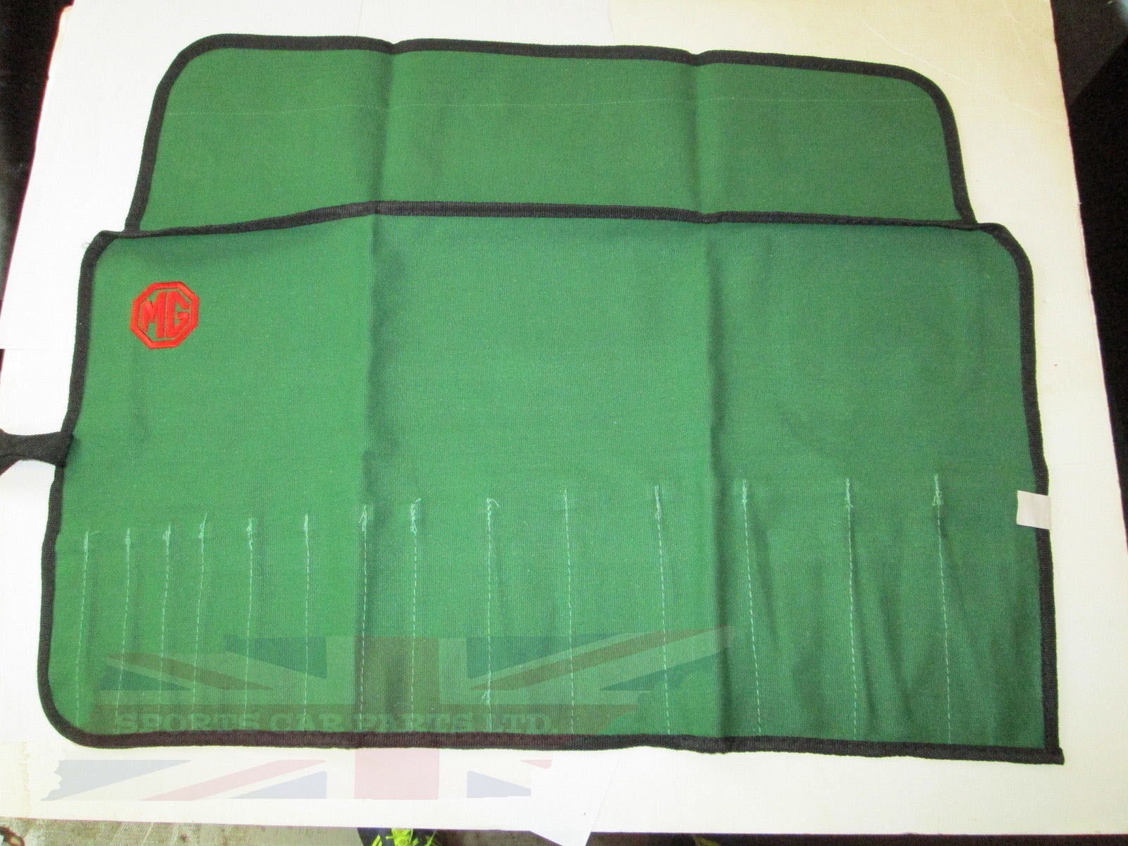 New 15 Pocket Canvas Tool Roll for MG Midget MGB MGC TD TF MGA With MG Logo