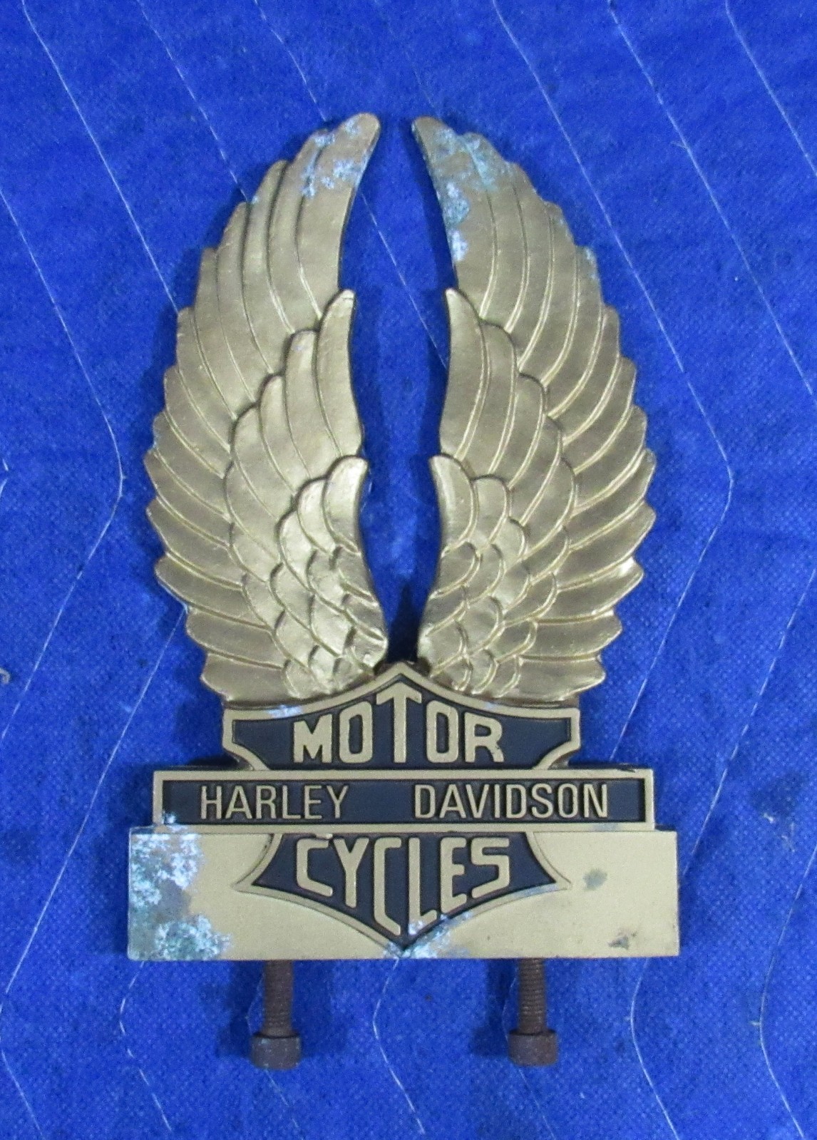 NOS HARLEY SHOVELHEAD KNUCKLEHEAD PANHEAD CHOPPER EAGLE WINGS SISSY BAR INSERT