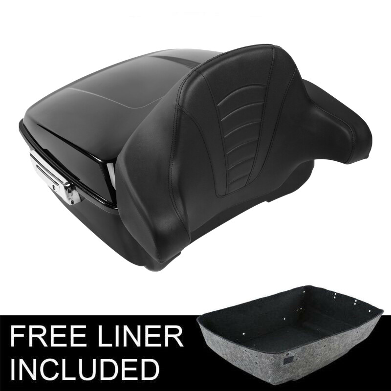 13.7'' King Trunk Backrest Fit For Harley Touring Road Glide Road King 2014-up
